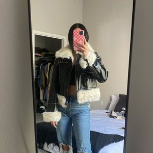 Michael Kors Patent Leather Jacket